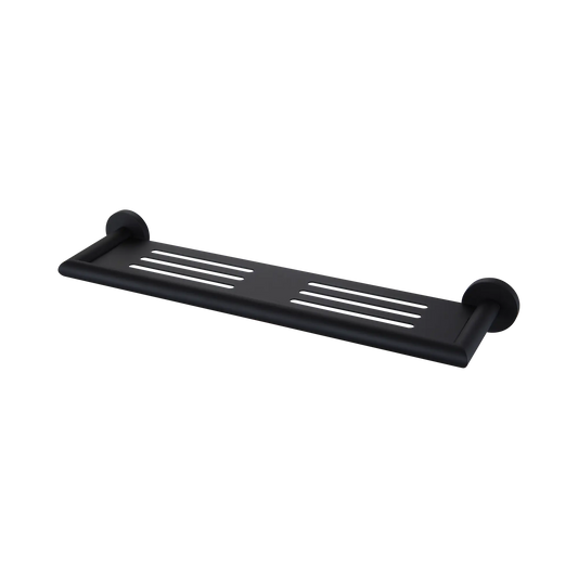 Dolce Metal Shower Shelf Matte Black