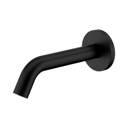 Mecca Wall-Mounted Sensor Tap with 80mm Wall Plate Matte Black
