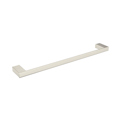Celia Single Towel Rail 600mm Brushed Nickel
