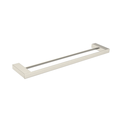 Celia Double Towel Rail 600mm Brushed Nickel