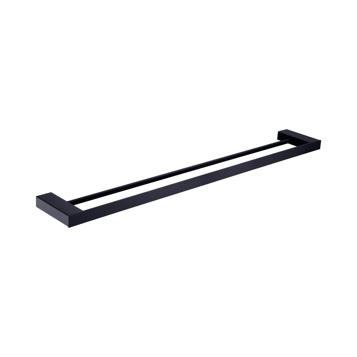 Celia Double Towel Rail 600mm Matte Black