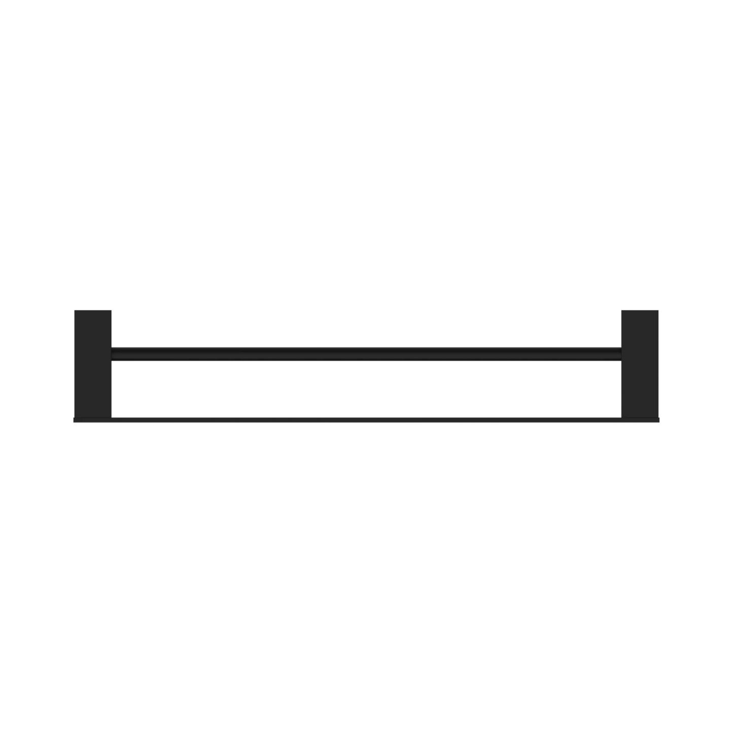 Celia Double Towel Rail 600mm Matte Black