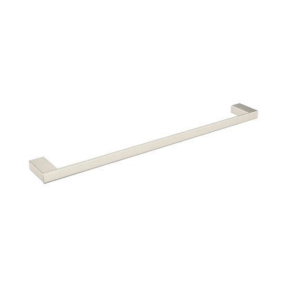 Celia Single Towel Rail 800mm Brushed Nickel