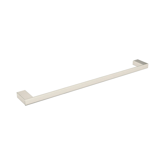 Celia Single Towel Rail 800mm Brushed Nickel