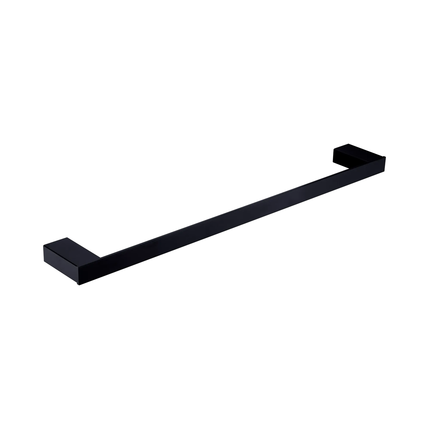 Celia Single Towel Rail 800mm Matte Black