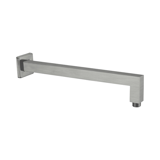 Nero Square Wall Shower Arm Gun Metal