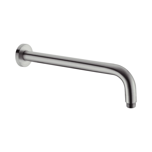 Nero Round Wall Shower Arm 330mm Length Gun Metal