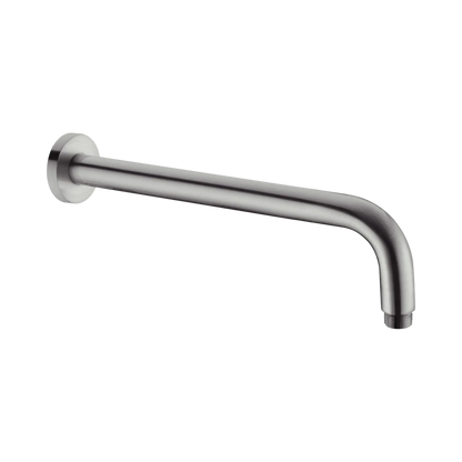 Nero Round Wall Shower Arm 330mm Length Graphite