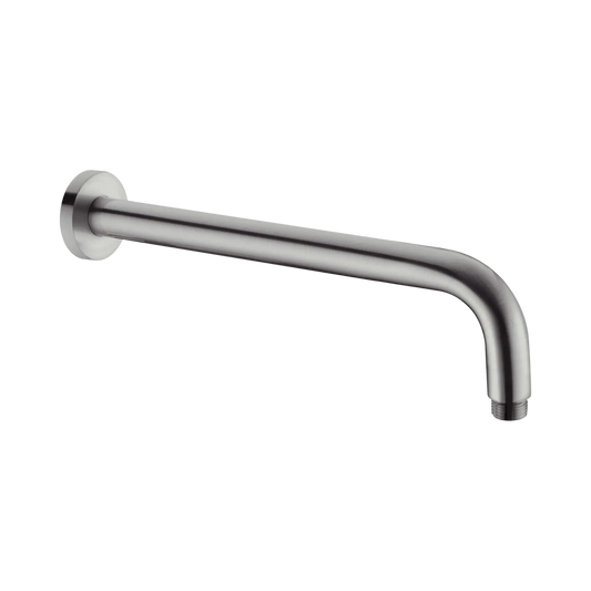 Nero Round Wall Shower Arm 330mm Length Graphite