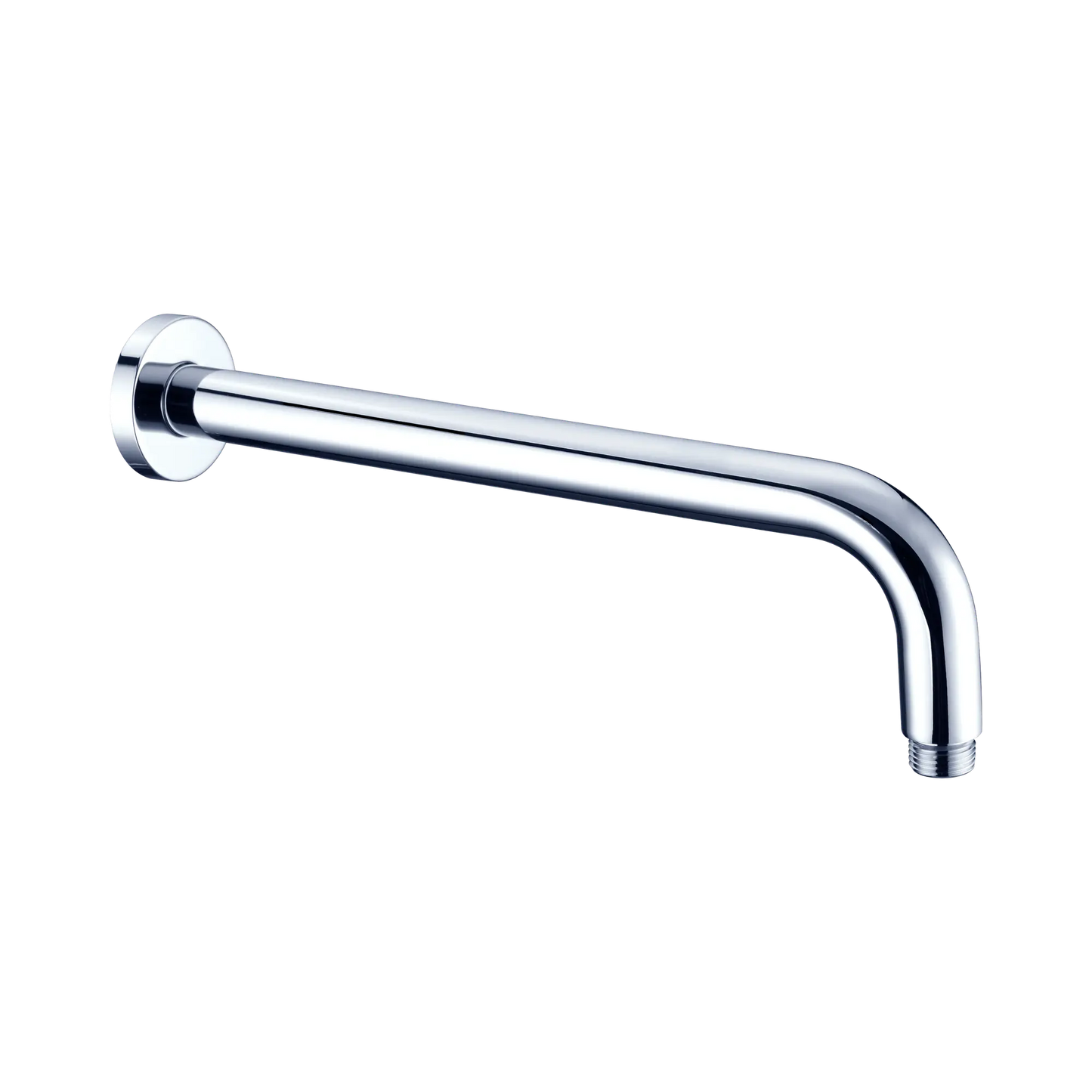 Nero Round Wall Shower Arm 500mm Length Chrome