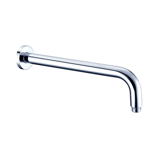 Nero Round Wall Shower Arm 500mm Length Chrome