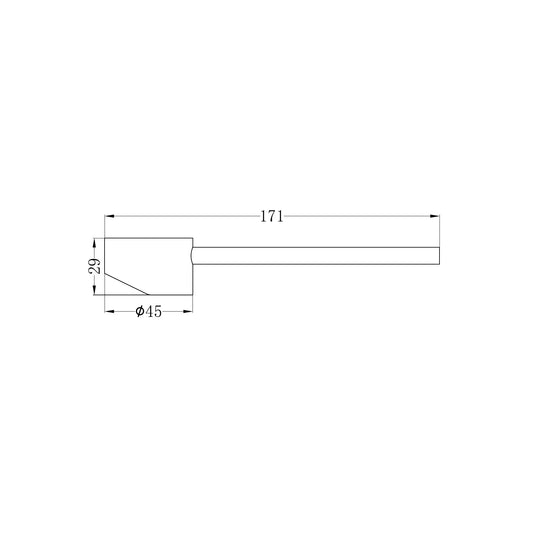 Dolce Care Handle Only Handle Up Chrome