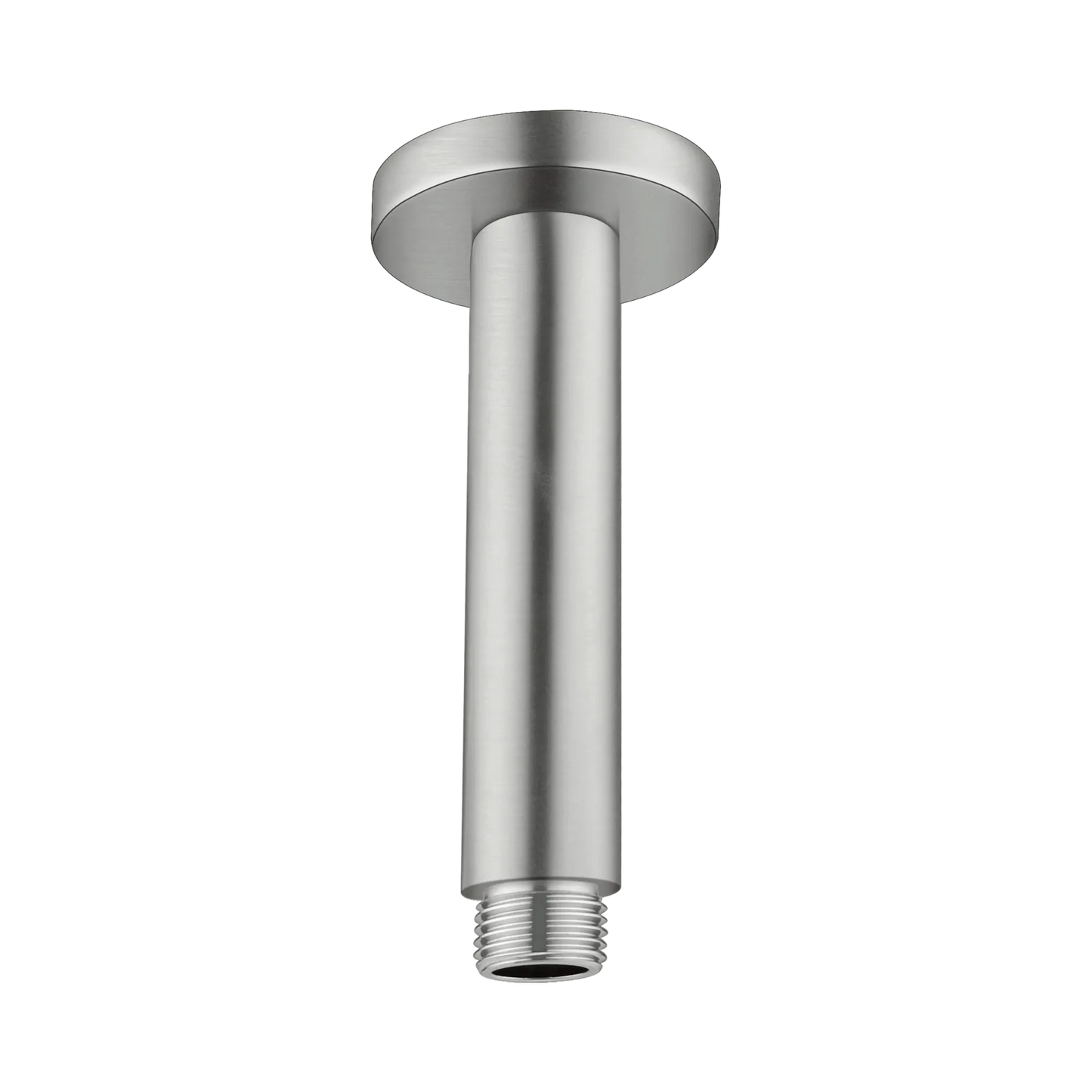 Round Ceiling Arm 100mm Length Brushed Nickel