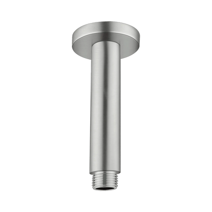 Round Ceiling Arm 100mm Length Brushed Nickel