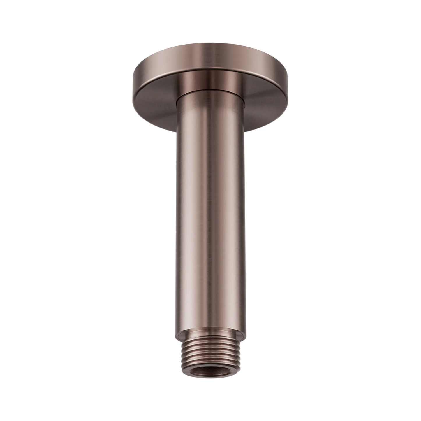 Round Ceiling Arm 100mm Length Brushed Bronze