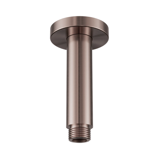 Round Ceiling Arm 100mm Length Brushed Bronze
