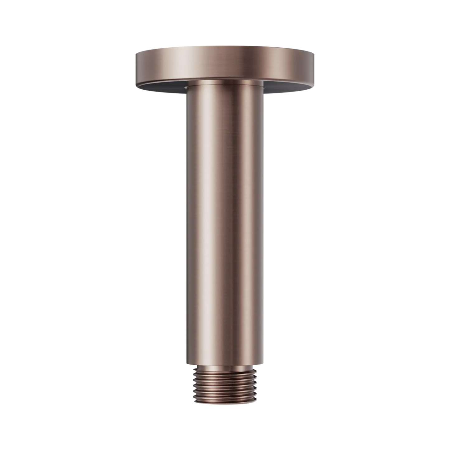 Round Ceiling Arm 100mm Length Brushed Bronze