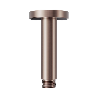 Round Ceiling Arm 100mm Length Brushed Bronze