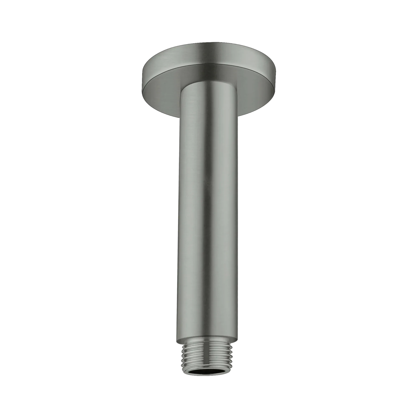 Round Ceiling Arm 100mm Length Gun Metal