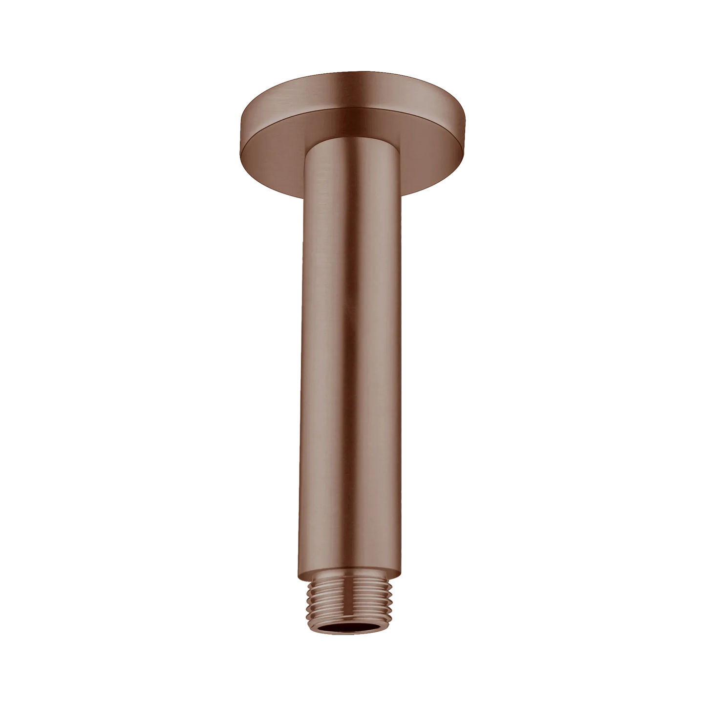 Round Ceiling Arm 150mm Length Brushed Bronze