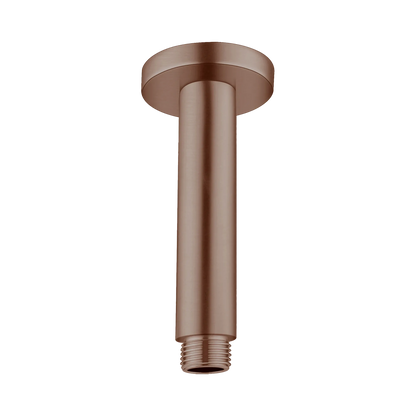 Round Ceiling Arm 150mm Length Brushed Bronze