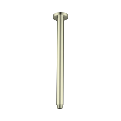 Round Ceiling Arm 300mm Length Brushed Gold