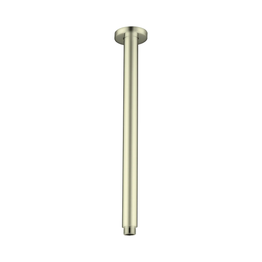 Round Ceiling Arm 300mm Length Brushed Gold