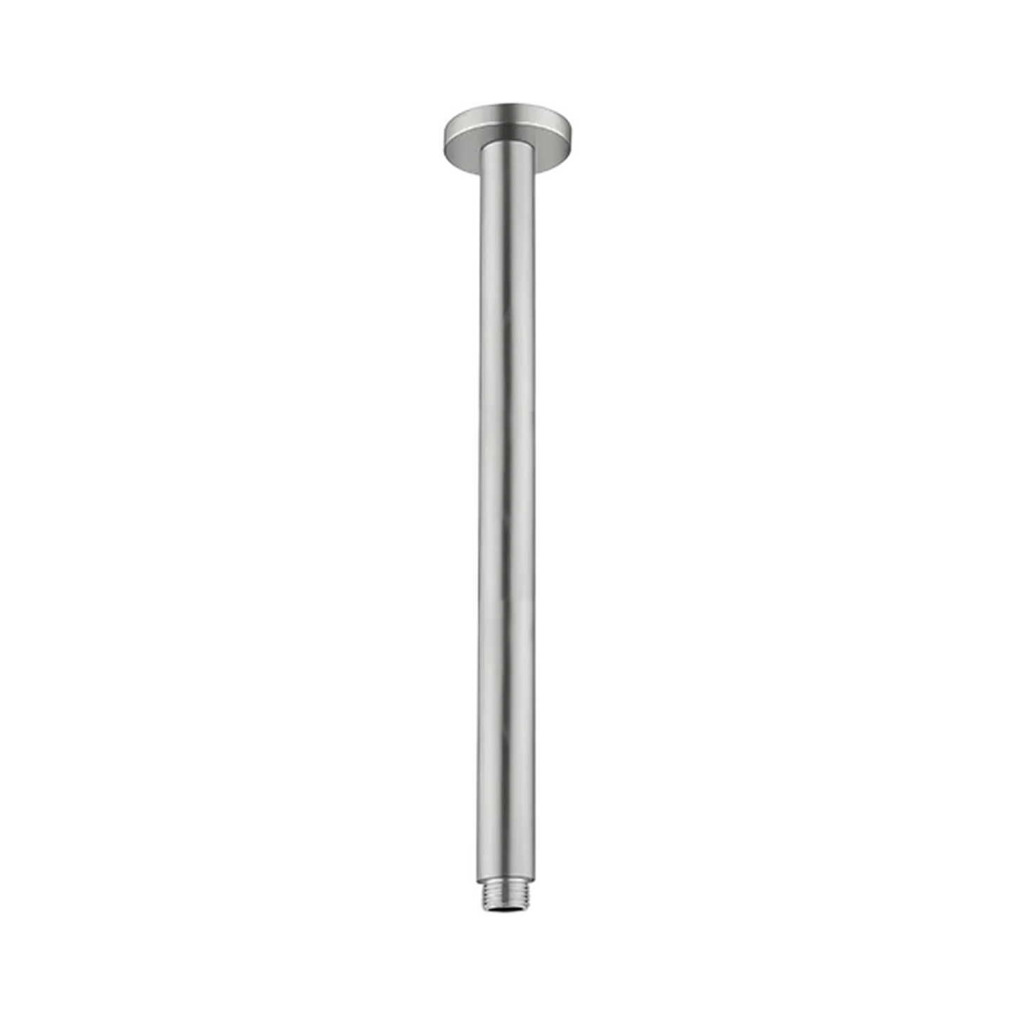 Round Ceiling Arm 300mm Length Brushed Nickel