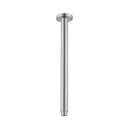 Round Ceiling Arm 300mm Length Brushed Nickel