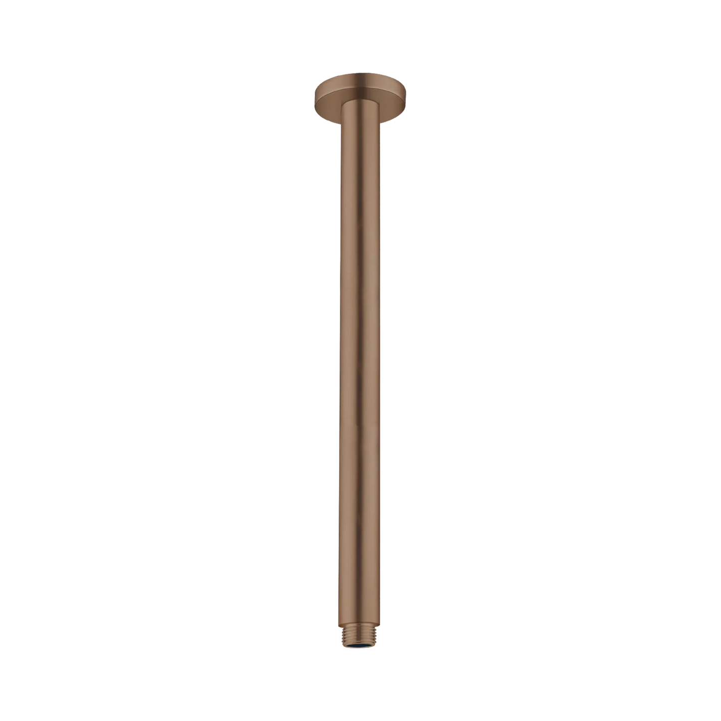 Round Ceiling Arm 300mm Length Brushed Bronze