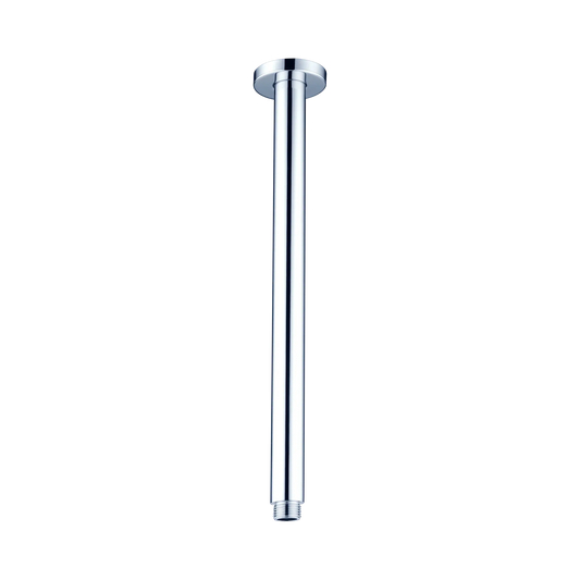 Round Ceiling Arm 300mm Length Chrome