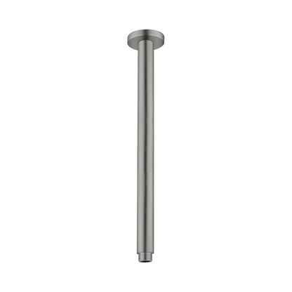Round Ceiling Arm 300mm Length Gun Metal