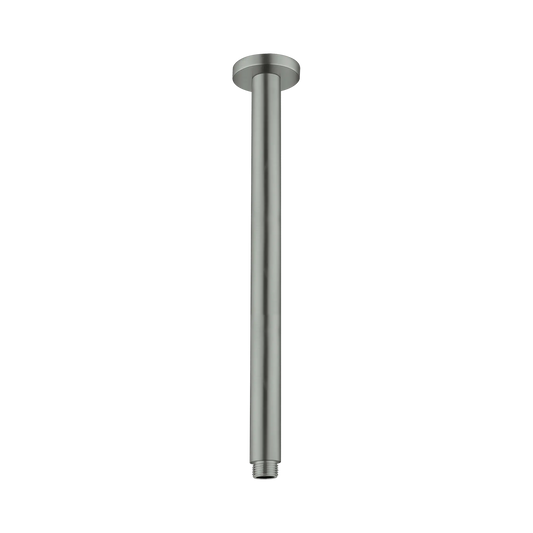Round Ceiling Arm 300mm Length Gun Metal