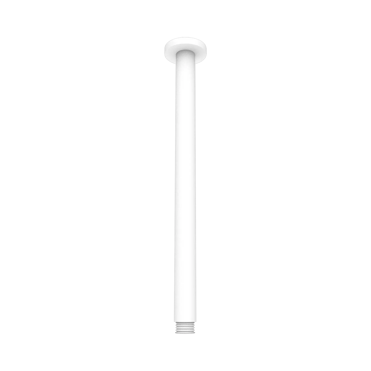 Round Ceiling Arm 300mm Length Matte White
