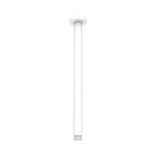 Round Ceiling Arm 300mm Length Matte White