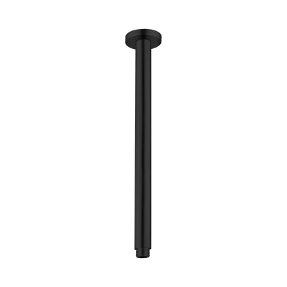 Round Ceiling Arm 450mm Length Matte Black