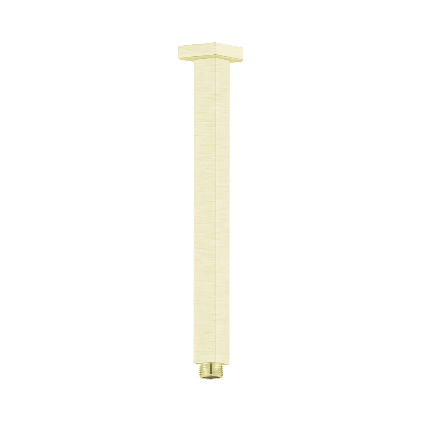 Square Ceiling Arm 300mm Length Brushed Gold
