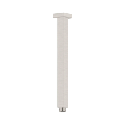 Square Ceiling Arm 300mm Length Brushed Nickel