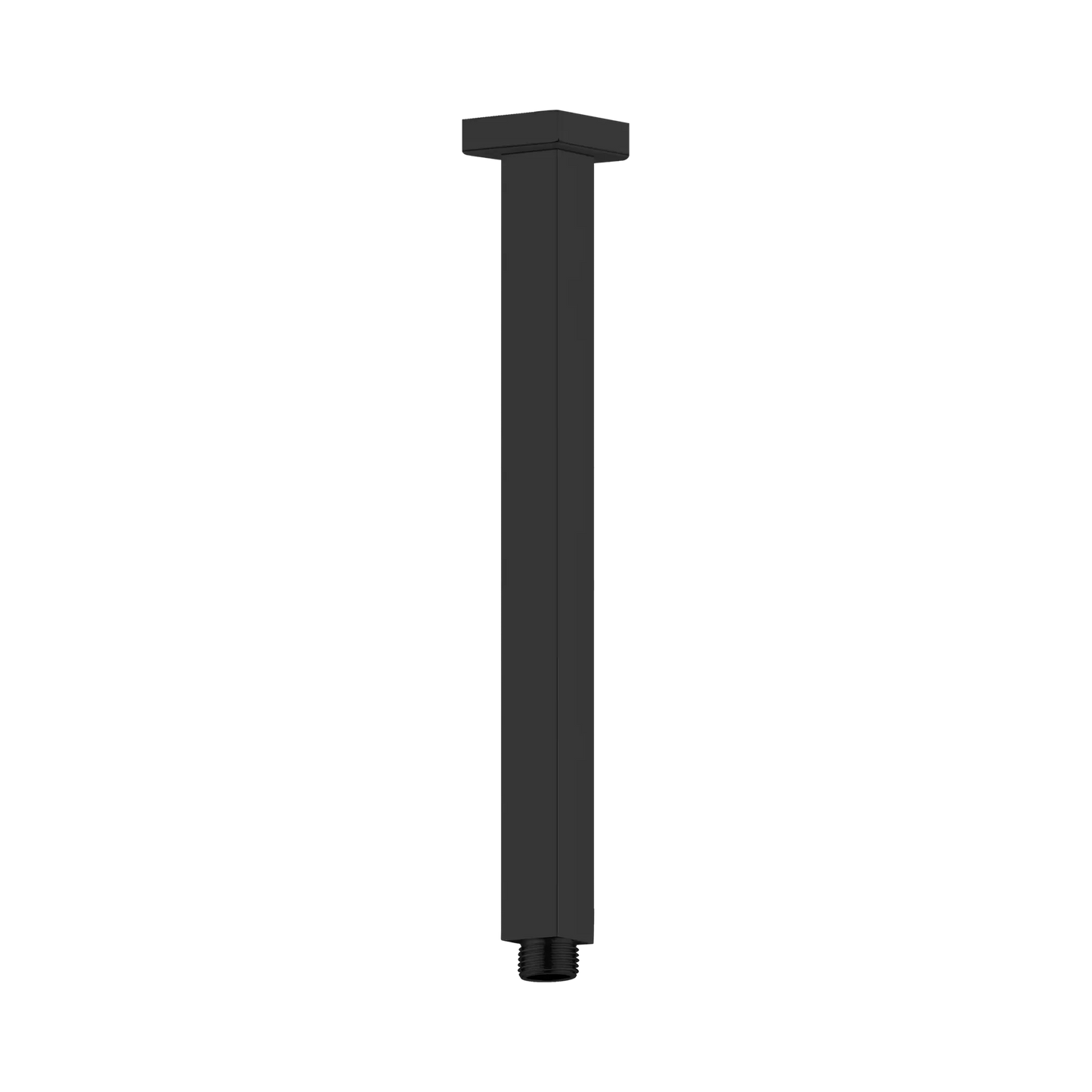 Square Ceiling Arm 450mm Length Matte Black