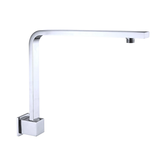 Nero Square Swivel Wall Shower Arm Chrome