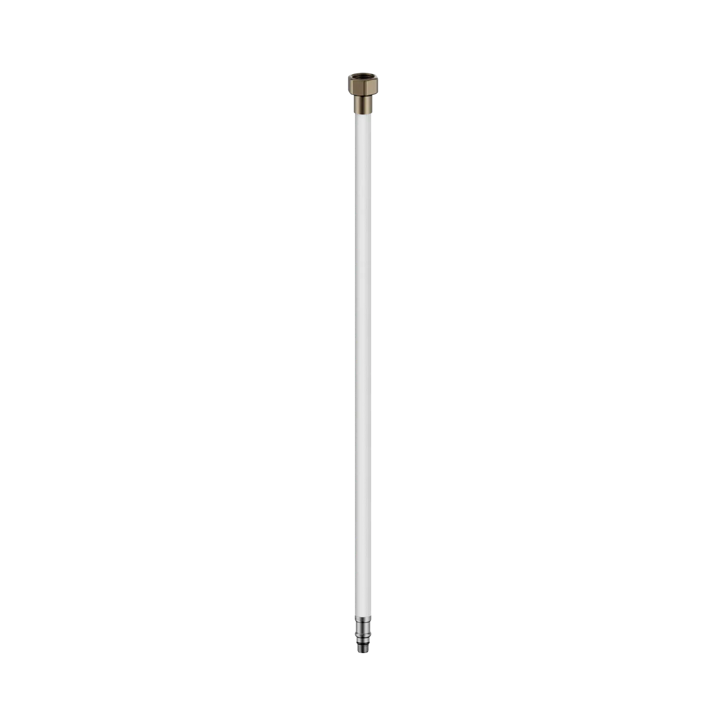 Premium Flexible Mixer Tap Hose Pair Brushed Bronze