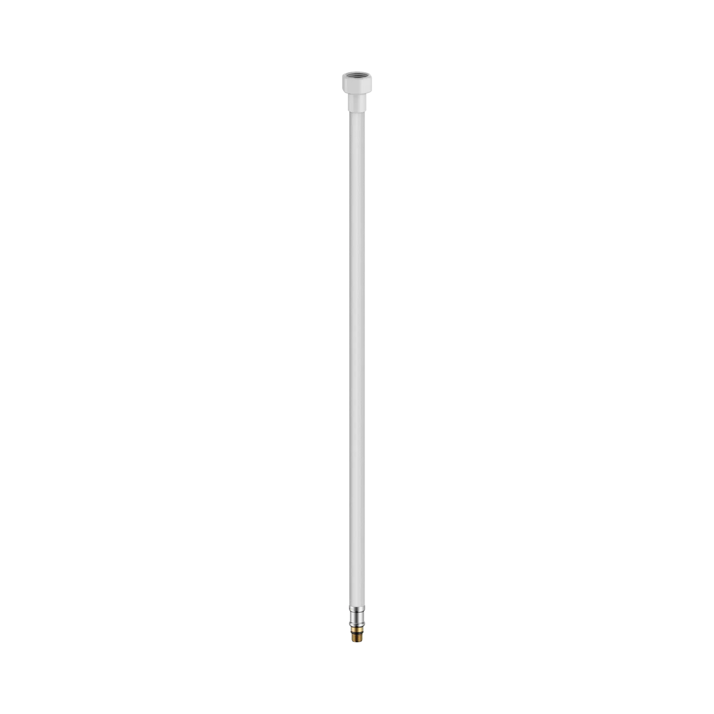 Premium Flexible Mixer Tap Hose Pair Matte White