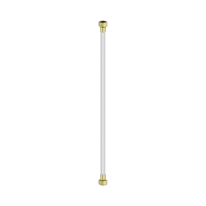 500mm Premium G1/2 Female Flexible Water Connector Hose Brushed Gold