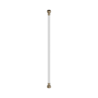 500mm Premium G1/2 Female Flexible Water Connector Hose Brushed Bronze