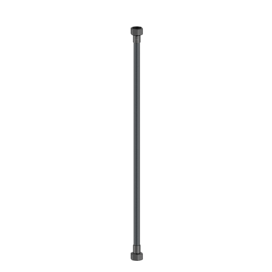500mm Premium G1/2 Female Flexible Water Connector Hose Gun Metal