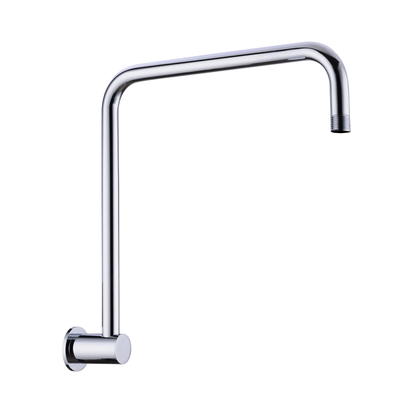 Nero Round Swivel Wall Shower Arm Chrome