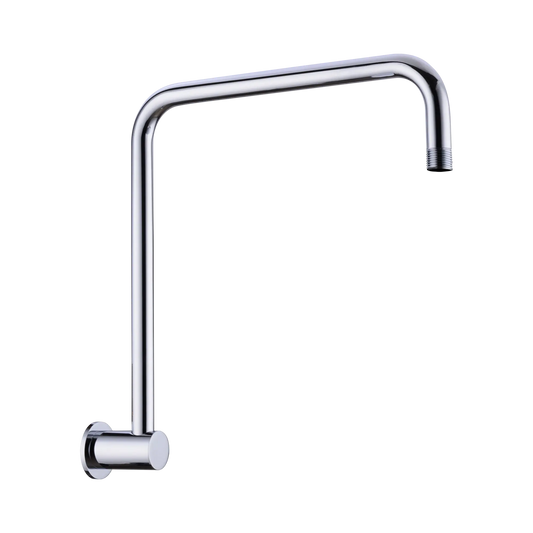 Nero Round Swivel Wall Shower Arm Chrome