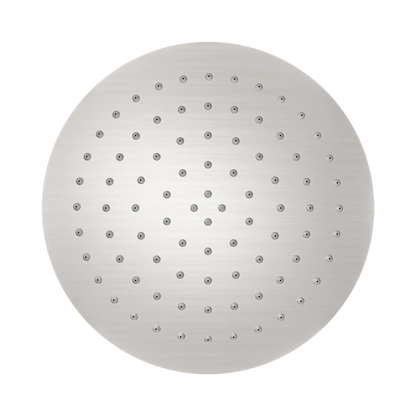 250mm Round Stainless Steel Shower Head 4 Star Rating Brushed Nickel