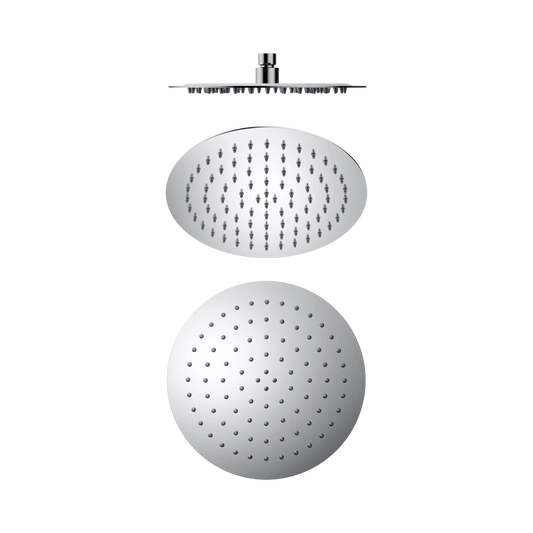 250mm Round Stainless Steel Shower Head 4 Star Rating Chrome