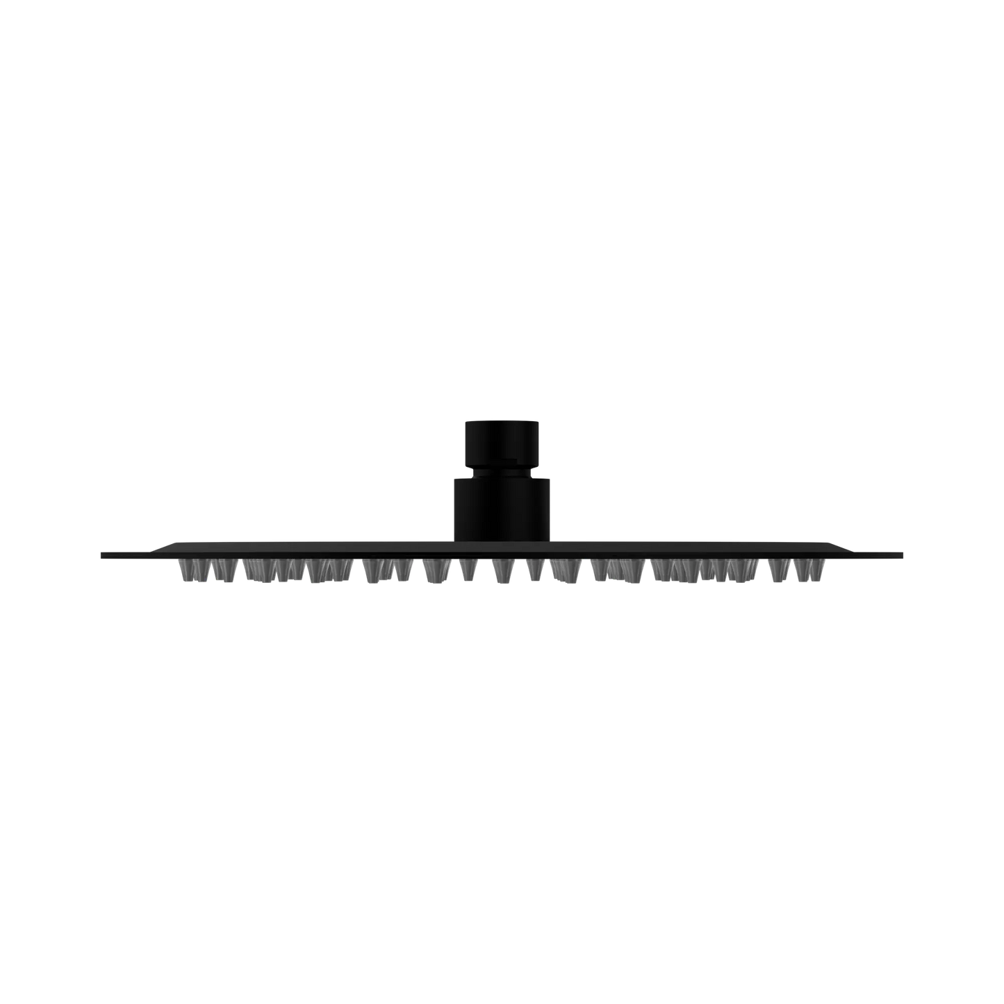 250mm Round Stainless Steel Shower Head 4 Star Rating Matte Black